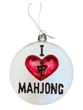 Mahjong Christmas Ornament